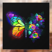 レインボーフラワーバタフライ ウィンドウサイン (シート2)