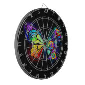 レインボーフラワーバタフライ ダーツボード (正面左)