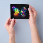 レインボーフラワーバタフライ チラシ (手)