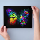 レインボーフラワーバタフライ チラシ (手)