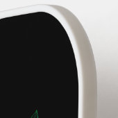 レインボーフラワーバタフライ ピックルボールラケット (左詳細)