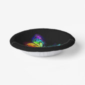 レインボーフラワーバタフライ ペーパーボウル (傾斜あり)