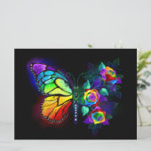 レインボーフラワーバタフライ 案内状 (スタンド正面)