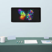 レインボーフラワーバタフライ 横断幕 (トレードショー)