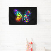 レインボーフラワーバタフライ 横断幕 (インサイチュ)