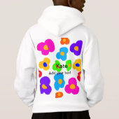 レインボーフラワープライドラブ追加ネーム文字lqbtq abst (裏面)