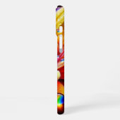レインボーフラワー携帯ケース iPhoneケース (左側面)