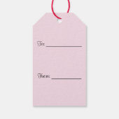 レインボーフラワー開花ギフトラベル ギフトタグ (裏面)