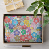 レインボーフラワー開花ティッシュペーパー 薄葉紙 (ギフト)
