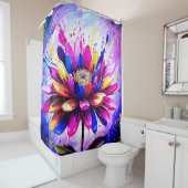 レインボーフラワー シャワーカーテン (インサイチュ)