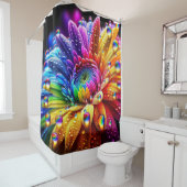 レインボーフラワー シャワーカーテン (インサイチュ)