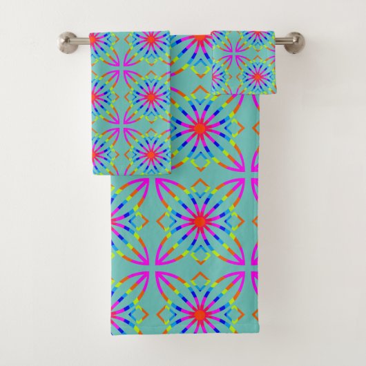 レインボーフラワー バスタオルセット (インサイチュ)