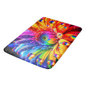 レインボーフラワー バスマット (アングル)