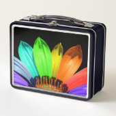 レインボーフラワー メタルランチボックス (正面)