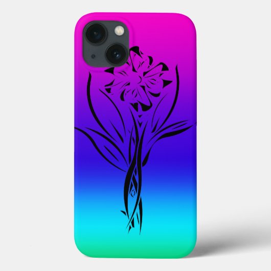 レインボーフラワー Case-Mate iPhoneケース (裏面)