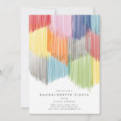 レインボーフリンジバチェロレッテ招待状 セーブザデート (正面)