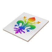 レインボーフルーアデリス タイル (側面)