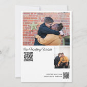 レインボーフレーム結婚式招待状 招待状 (裏面)