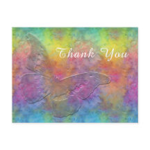 [レインボーフロスト] 蝴蝶のマルチカラータイダイ