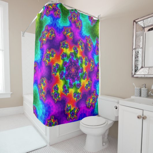 レインボーフローラふりかけ シャワーカーテン (インサイチュ)