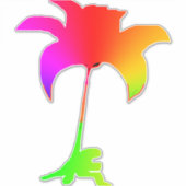 レインボーフローラエクストララージシール シール (正面)