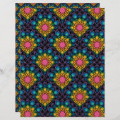 レインボーフローラ噴水マンダラアールデコホタテ (正面/裏面)