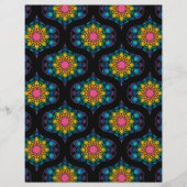 レインボーフローラ噴水マンダラ1970sレトロオギー (正面)