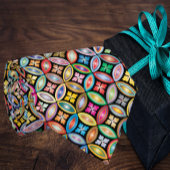 レインボーフローラ幾何学的パタスタイリッシューン ネクタイ