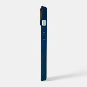 レインボーフロー抽象 iPhone 15ケース (左側面)