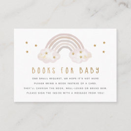 レインボーブックベビー挿入カード 名刺