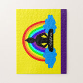 レインボーブッダ&マインドフルネスヨガ/瞑想 ジグソーパズル (縦)