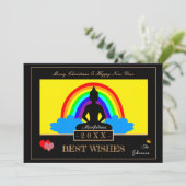 レインボーブッダ & マインドフルネス ヨガ / 瞑想カード シーズンカード (スタンド正面)