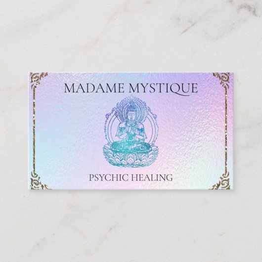 レインボーブッダ 名刺 (正面)