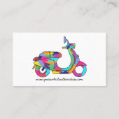 レインボーブライトカラーズスクーターのモップレンタル修復 名刺 (裏面)