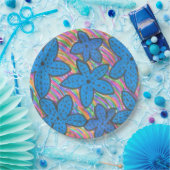 レインボーブライトヒトデ紙プレート ペーパープレート (パーティー)