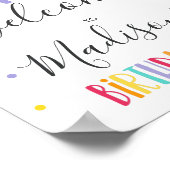 レインボーブライト誕生日パーティー ポスター (角)