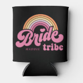 レインボーブライドトライブレトロパーソナライズされたクーラーボックス 缶クーラー (正面)