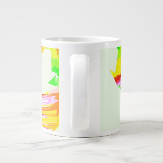 レインボーブラシ ジャンボコーヒーマグカップ (裏面)