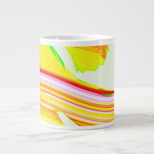 レインボーブラシ ジャンボコーヒーマグカップ (正面)