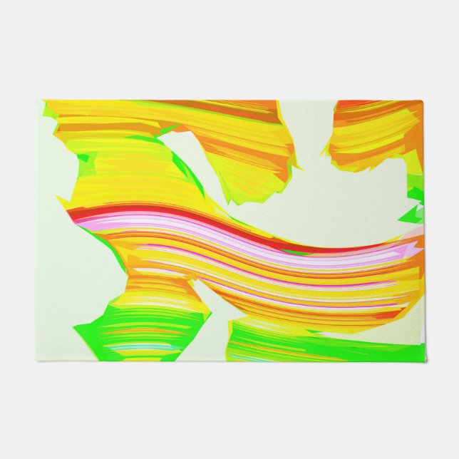 レインボーブラシ ドアマット (正面)