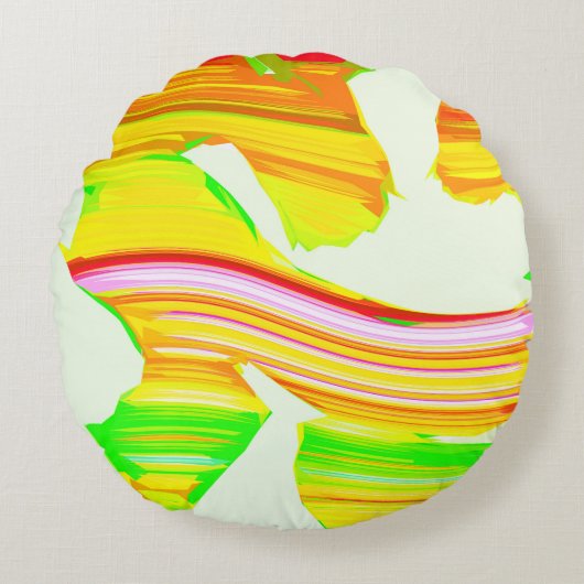 レインボーブラシ ラウンドクッション (正面)