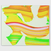 レインボーブラシ ラッピングペーパー (フラット)