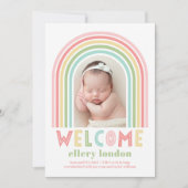 レインボーブリスベビー誕生発表 シーズンカード (正面)