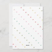 レインボーブリスベビー誕生発表 シーズンカード (裏面)