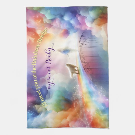 レインボーブリッジでお会いしよう キッチンタオル (縦)