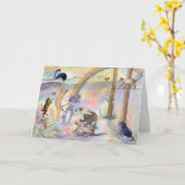 レインボーブリッジで待つ カード (黄色い花)