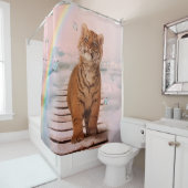 レインボーブリッジに面した虎 シャワーカーテン (インサイチュ)