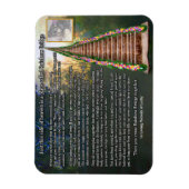 レインボーブリッジのカスタマイズ可能なフォトマグネット マグネット (縦)