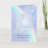 レインボーブリッジのペットの損失あなたのテキストと写真 カード (正面)