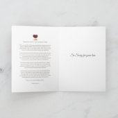 レインボーブリッジのペットの損失詩/あなたの損失のために残念 カード (内部)